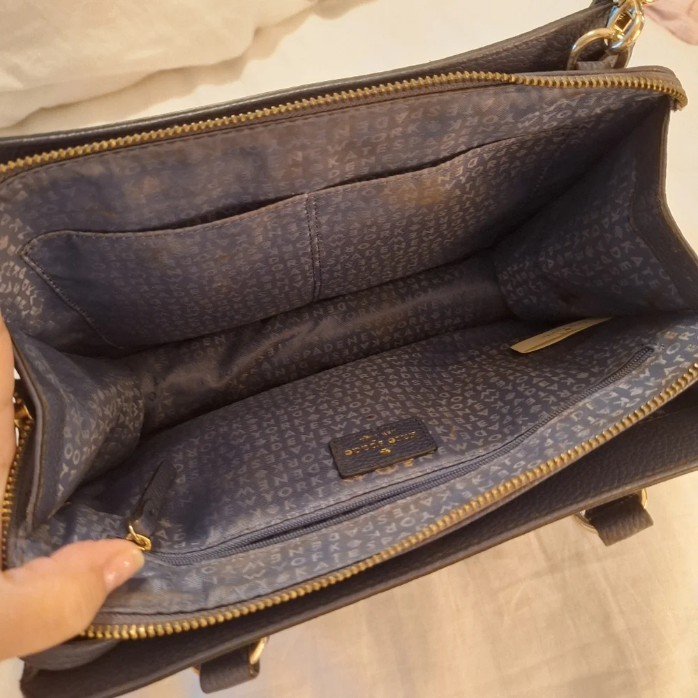 Kate Spade Navy Blue Leather‎ Handbag MB